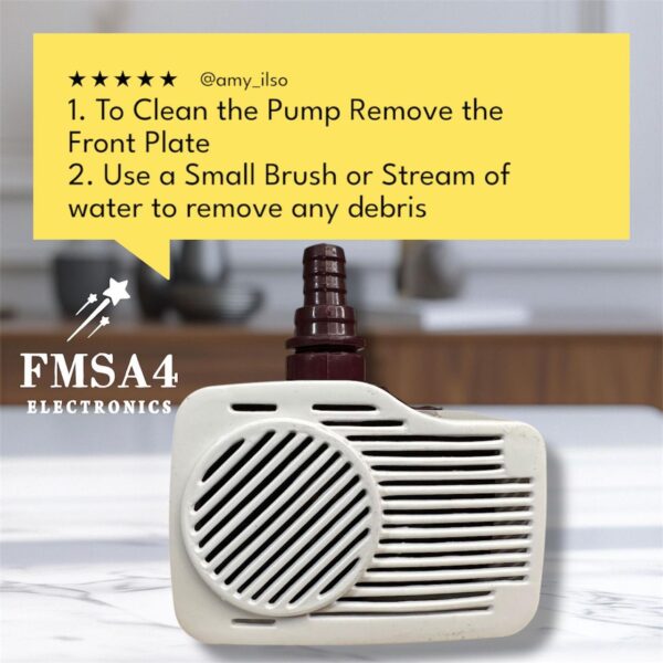 fmsa4 electronics pump maintenance kit – professional cleaning brush & guide
